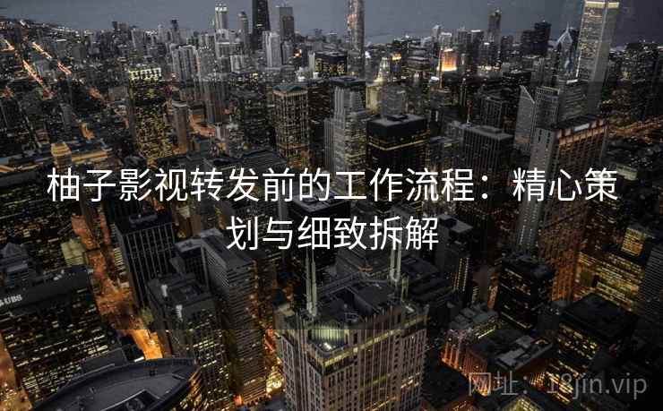 柚子影视转发前的工作流程：精心策划与细致拆解